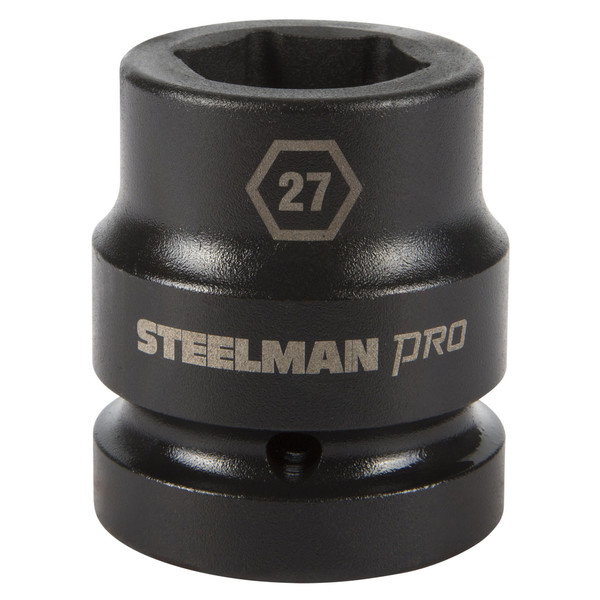 Steelman 1" Drive x 27mm 6-Point Impact Socket 79306